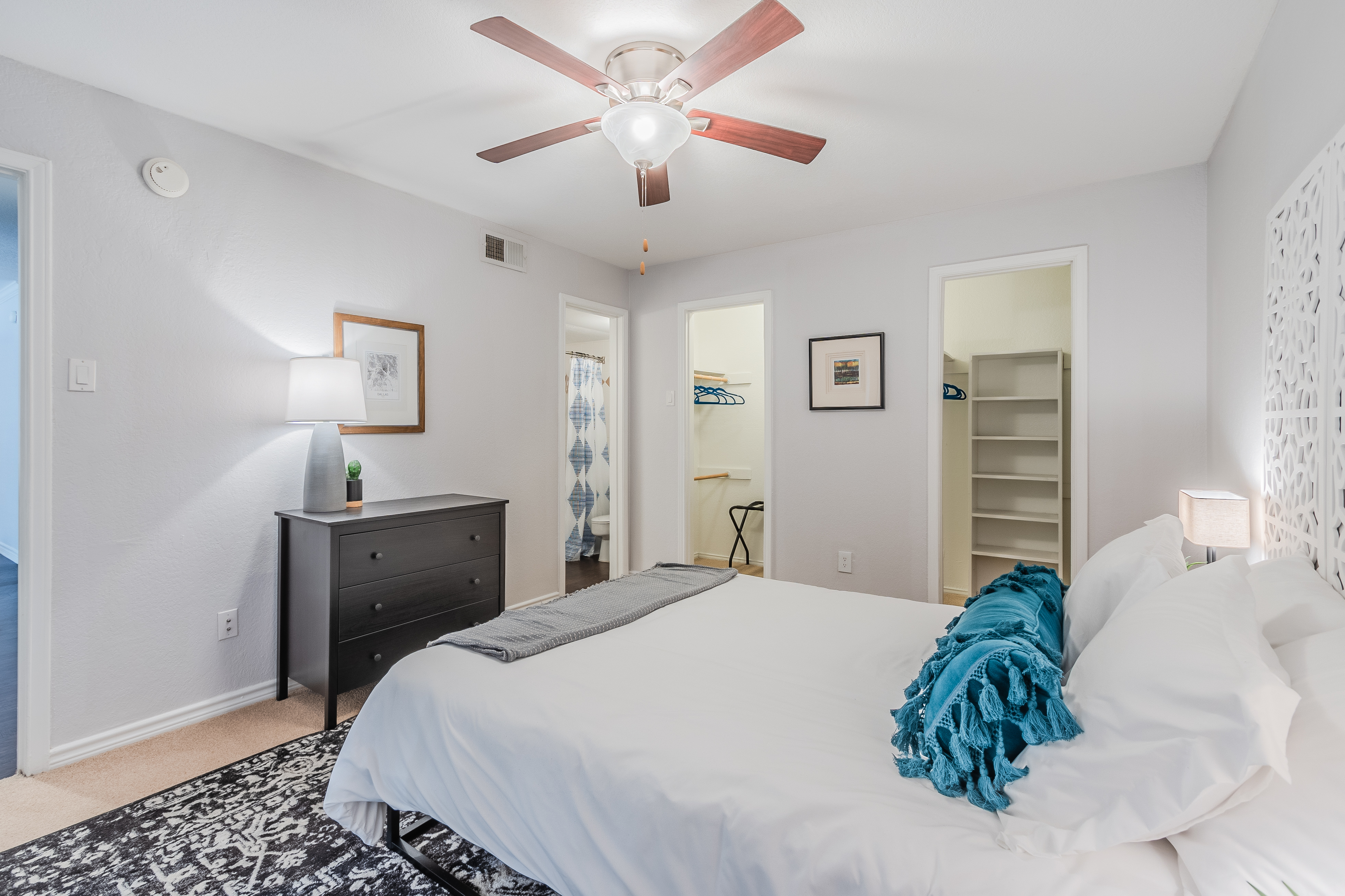 Spacious bedroom