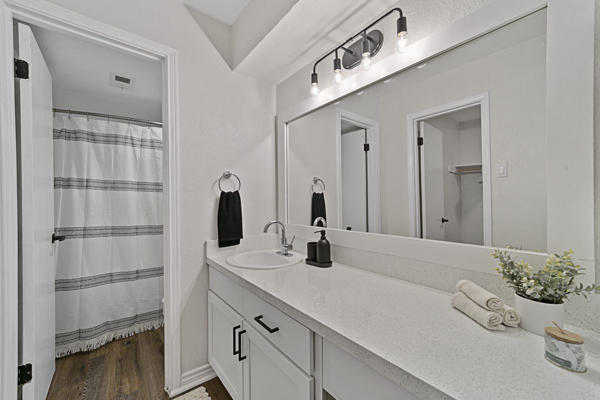 Updated Bathroom Vanity at Lakeside Apartments