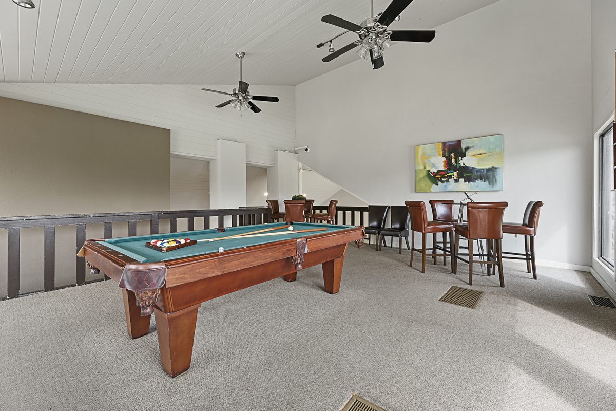 Billiards & Game Room at Lakeside Apartments